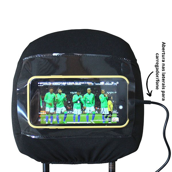 Capa para Celular Cabeceira com Espaço para Informativos Veicular - Proteção e Praticidade para Motoristas - Bag Lev