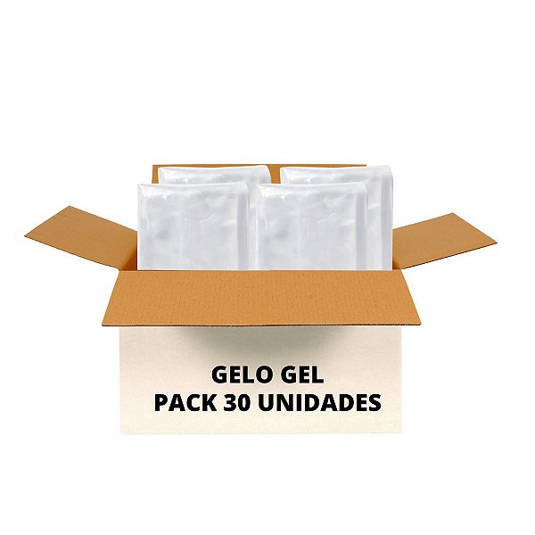 Gelo Gel Congelante Reutilizável ATACADO Super Pack 30 Unidades - com Proteção Extra - Conserve seus produtos por muito mais tempo - Bag Lev