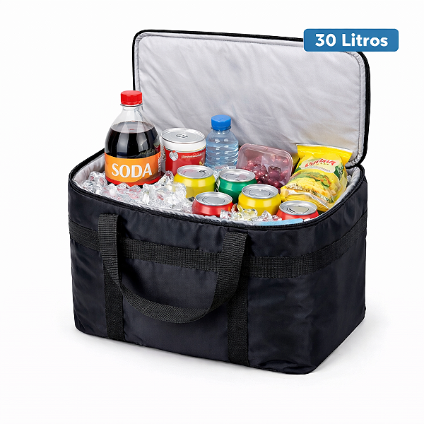 Bolsa Térmica Box 30 Litros Impermeável Camping Academia Trabalho Casual Cooler Sem Vazamento Resistente