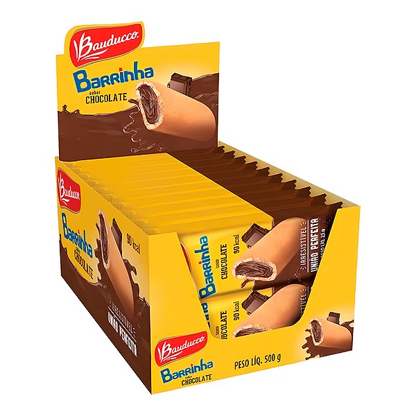 Barrinha Maxi Chocolate Bauducco Caixa C/20un