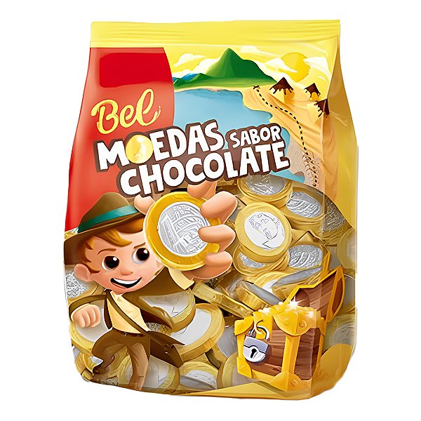 Moedas de Chocolate Bel 500g