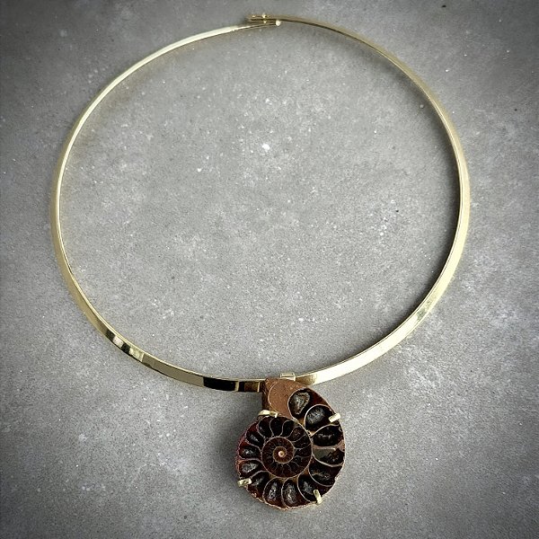 Colar Espiral da vida ouro