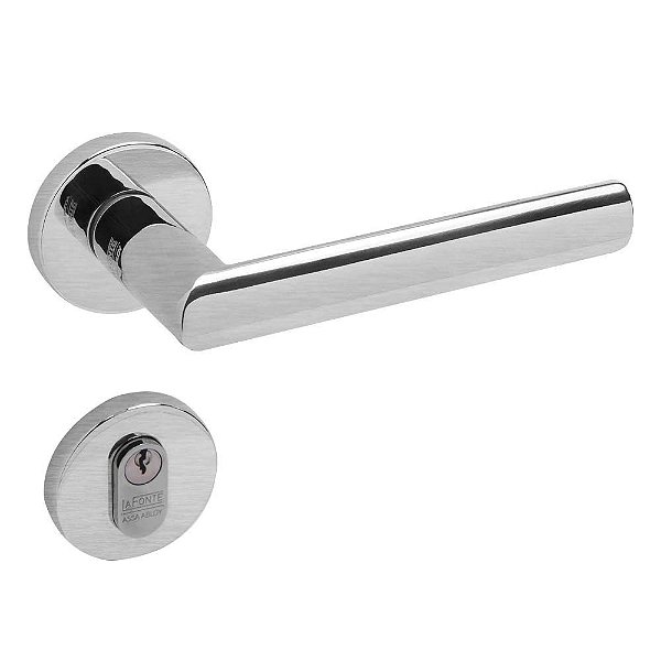 Conjunto Fechadura 892 Externa Inox Lixado