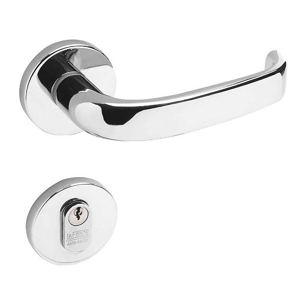Conjunto Fechadura 6236 Externa Cromado