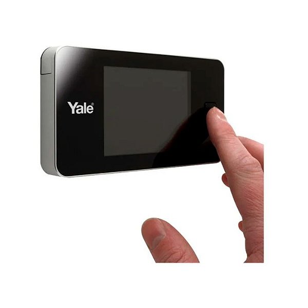 Olho Mágico Digital Yale Real View Jy8032 Prata