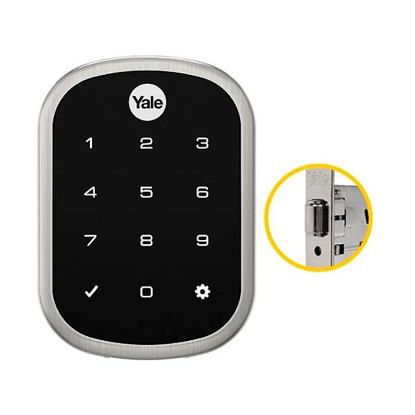 Fechadura Digital Yale Yrd 256 Rolete Com Senha - Rl