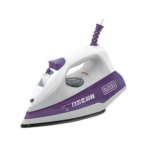 Ferro Fx1000 - 1200W Black & Decker - 110V Lilás
