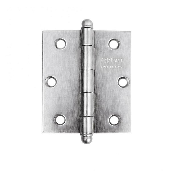 Dobradiça 1500 La Fonte 2.5x3 Aço Parafuso Cromado Acetinado