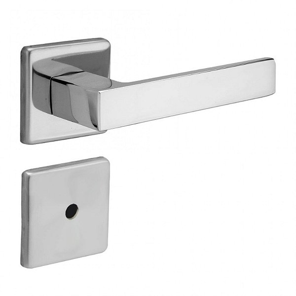 Conjunto Fechadura 450 La Fonte Banheiro Cromado