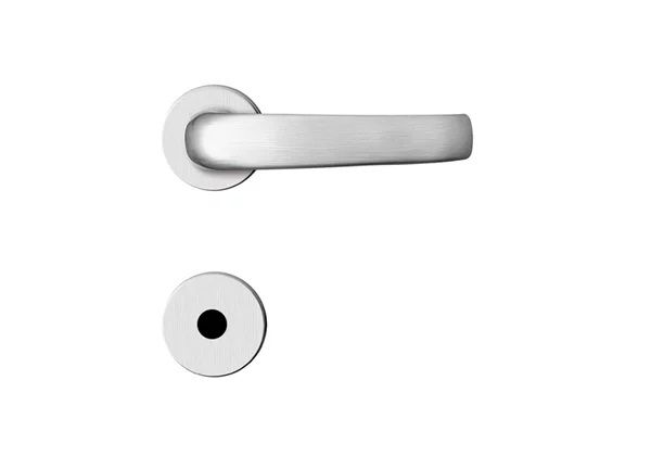 Fechadura para Porta de Banheiro Acetinado 40mm com Roseta
