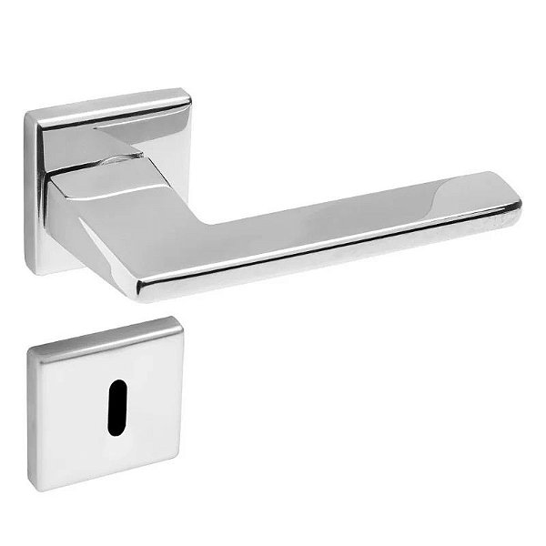Conjunto Fechadura 451 Zamak Interna 333 Inox Cromado