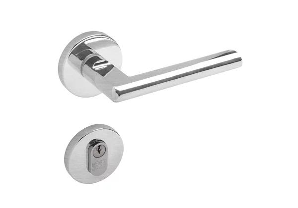 Conjunto Fechadura 6521 Zamak Externa ST2 55 Ros 323 Inox Cr