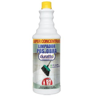 LIMPADOR PÓS-OBRA REJUNTES, ARGAMASSA, CIMENTO ETC - DURATTO