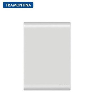 TRAMONTINA LIZ PLACA 4X2 CEGA BRANCA
