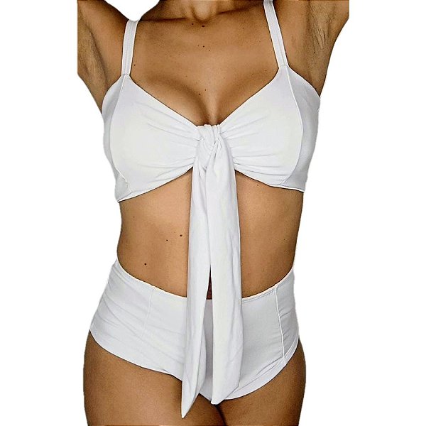 Biquíni Hot Pant GUARAPUÁ  Branco