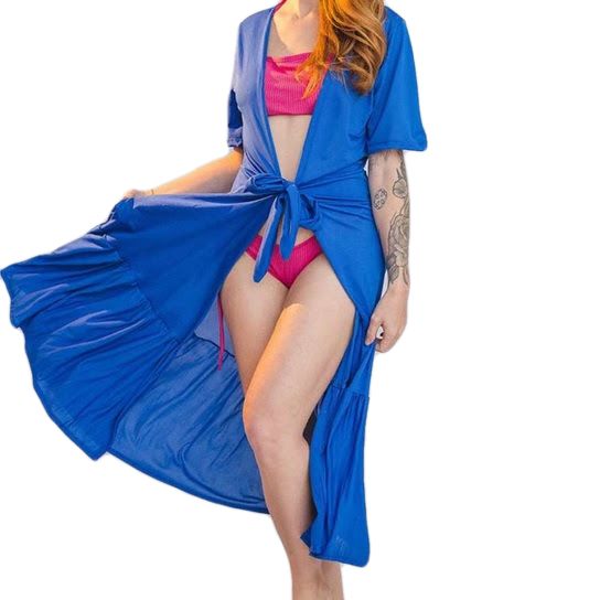 Saída de Praia MIDI Azul