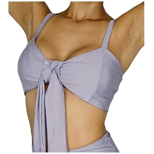 TOP Cropped Guarapuá Lavanda