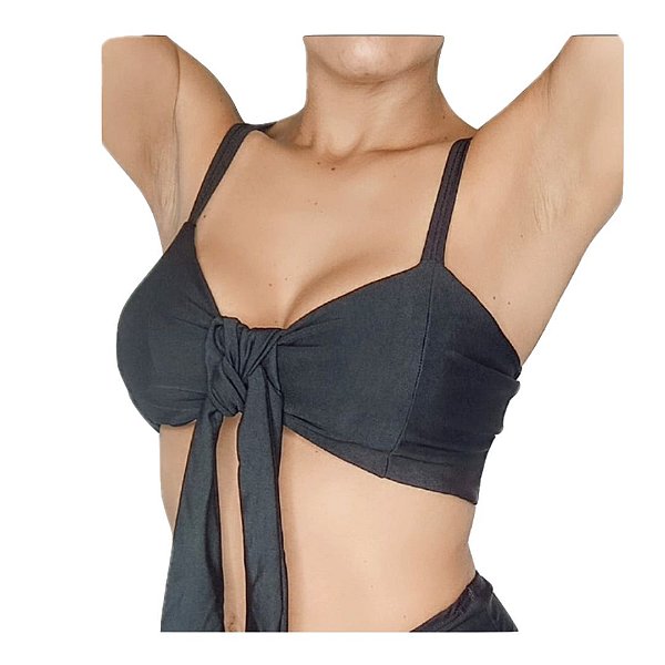 TOP Cropped Guarapuá Preto