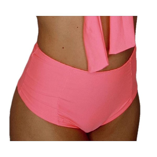 Calcinha Hot Pant  Guarapuá Rosa Neon