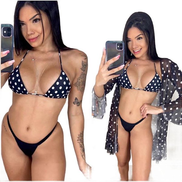 Calcinha de Fita Arpoador  Preto