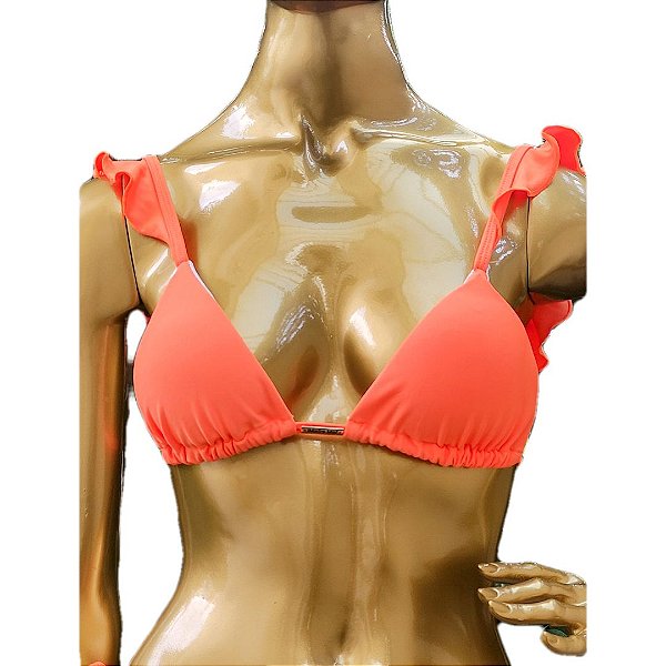 TOP Babado Baía do Sancho LaranjaNeon