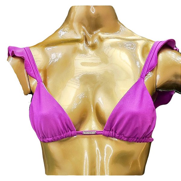 TOP Babado Baía do Sancho Fúcsia