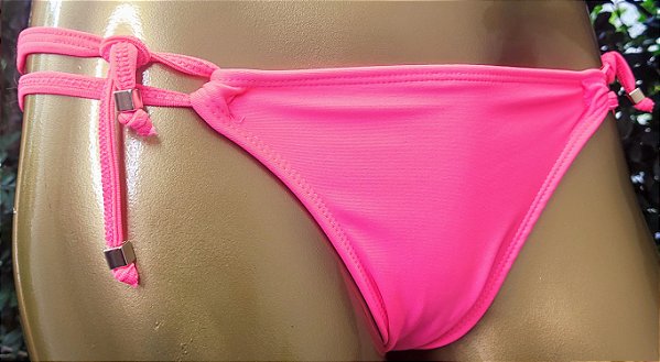Calcinha Fita Dupla Itararé ROSA NEON