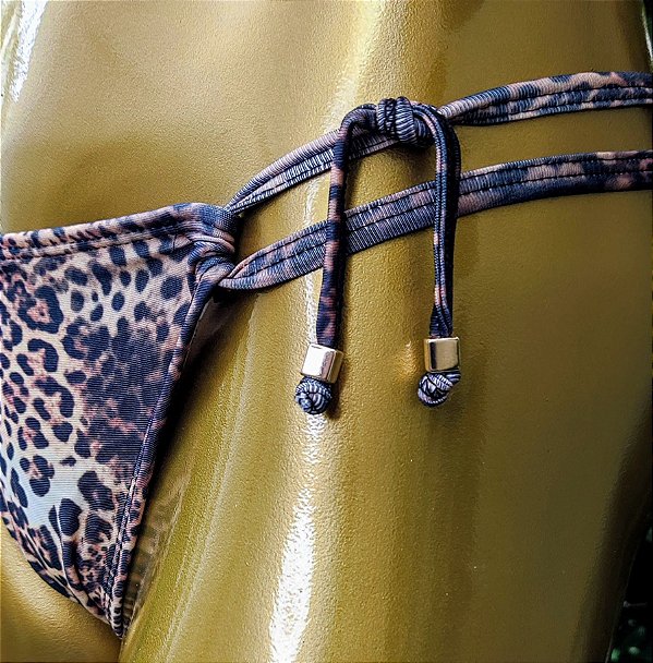 Calcinha Fita Dupla Itararé ANIMAL PRINT