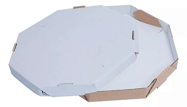 Caixa de Pizza 35x35x4cm Lisa tmp/fundo (PCT 25 UNIDADES)