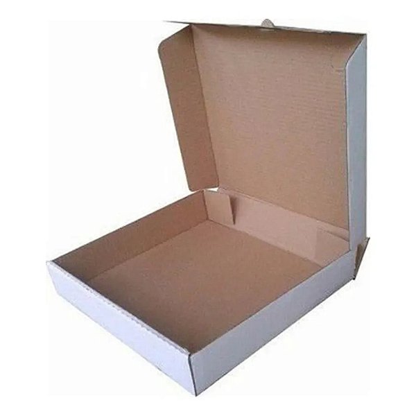 Caixa de Alimento 25x25x6cm Lisa CONJUGADA (PCT 25 UNIDADES)