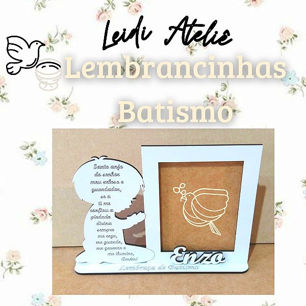 Porta Retrato Batizado