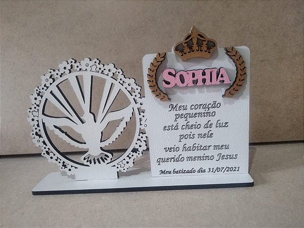 10 Lembrança de Batismo - Personalizada