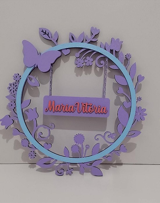 GUIRLANDA MDF PERSONALIZADO