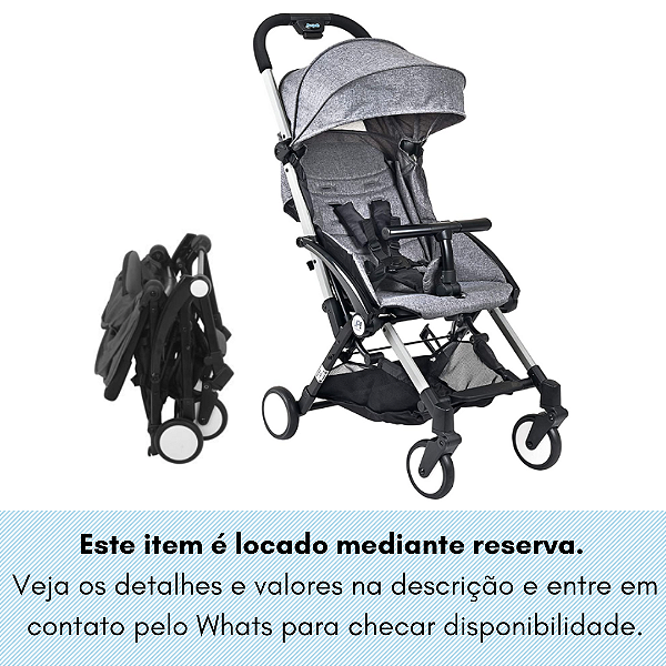 Carrinho de Bebê Up Gray Burigotto