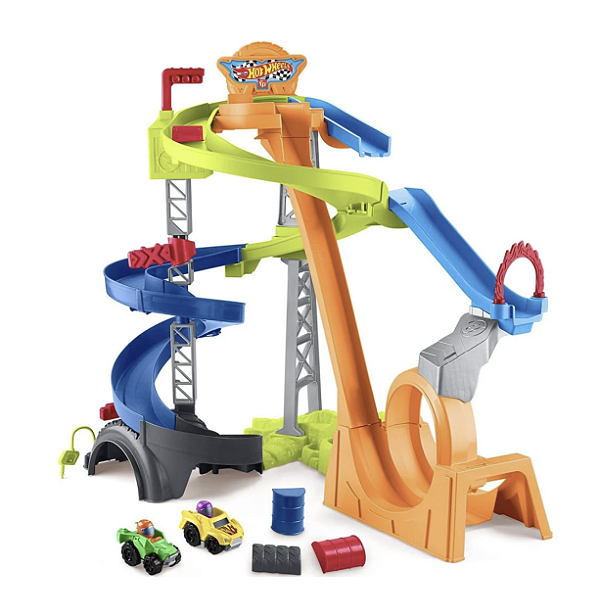 Pista Spiral Stunt - Hot Wheels Little People