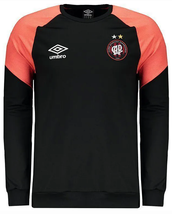 BLUSA MANGA LONGA ATLHETICO PARANAENSE PRETA