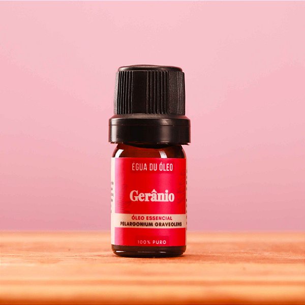 Óleo essencial de Gerânio (Pelargonium graveolens) 5ml