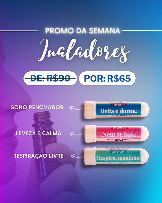 Promo da semana - Inaladores