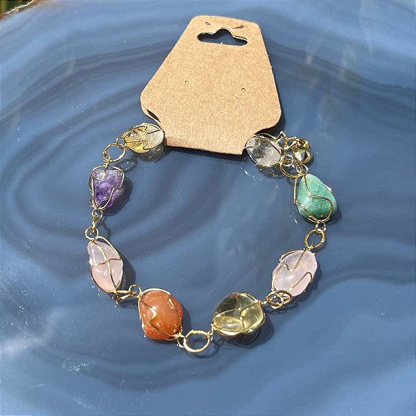 Pulseira mix (dourada)