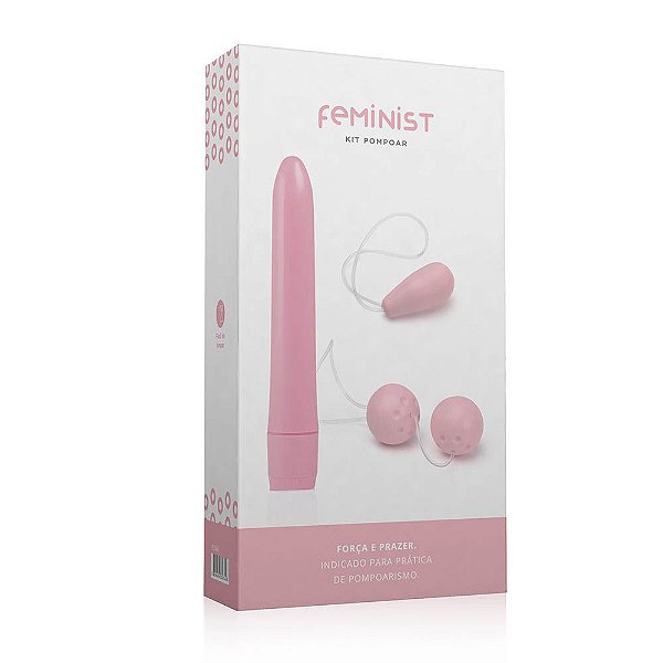 Kit Pompoar para exercícios de Pompoarismo Feminist