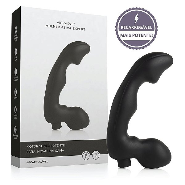 Vibrador Mulher Ativa Expert 17,5 x 3cm