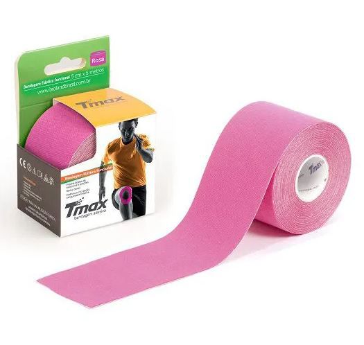 Bandagem elástica adesiva TMAX 5Mx5cm Rosa