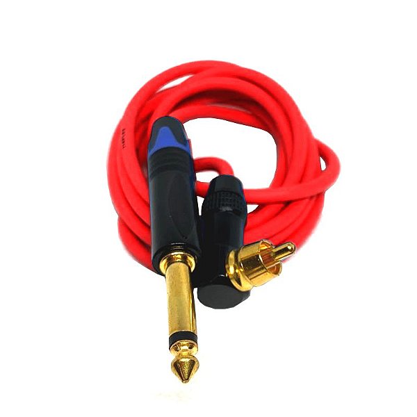 Cabo RCA 90 Graus New Fontes - Vermelho