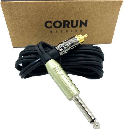 Cabo RCA Reto Corun Tattoo Machine - Preto