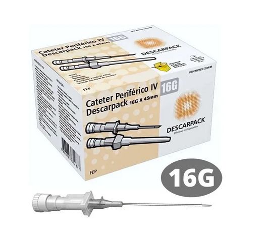 Cateter Descarpack - 16g ( 01 unidade )