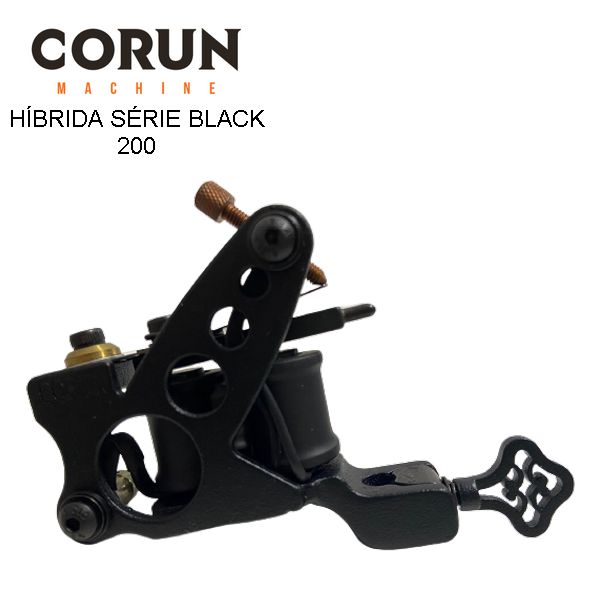 Máquina de Bobina Corun Tattoo Série Black Híbrida #200