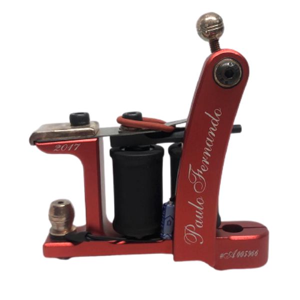 Máquina de Bobina Bulldog Electric ink - Traço Alumínio Vermelho