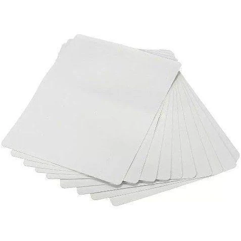 Pele Artificial Sintética p/ Treino Branca 14,5cm x 19cm