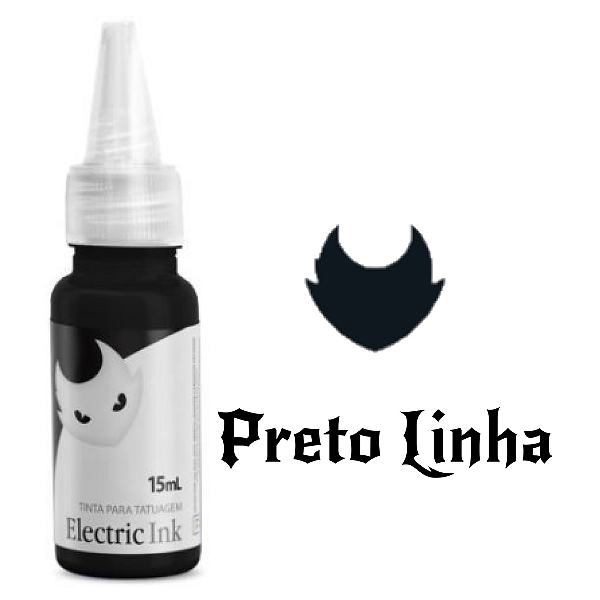 TINTA PRETO LINHA 15ML ELECTRIC INK