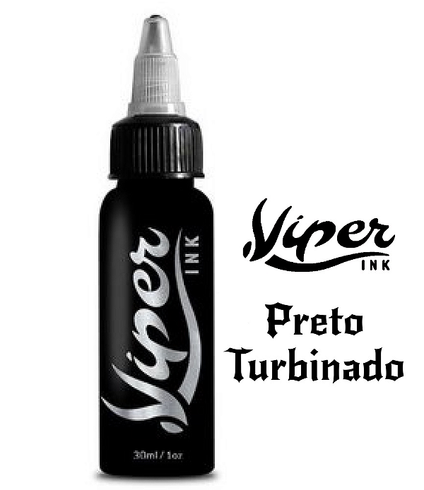 TINTA PRETO TURBINADO 30ML VIPER INK